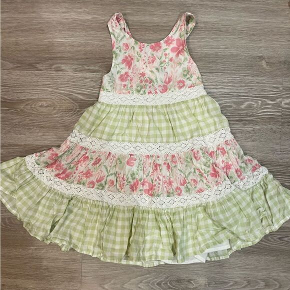 Summer Dress Girl 3-4 years 4T Toddler Spring Easter Formal Dress - Picture 10 of 16